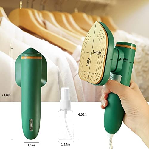 RELOSTA Mini Portable Ironing Machine, Handheld Steam Iron, Travel Garment Steamer, Professional Micro Steam Iron for Cloth Clothes, Good for Home and Travel