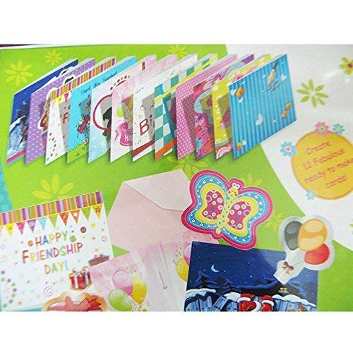 RELOSTA  Greeting Cards Decoration Material Kit (Multicolour)