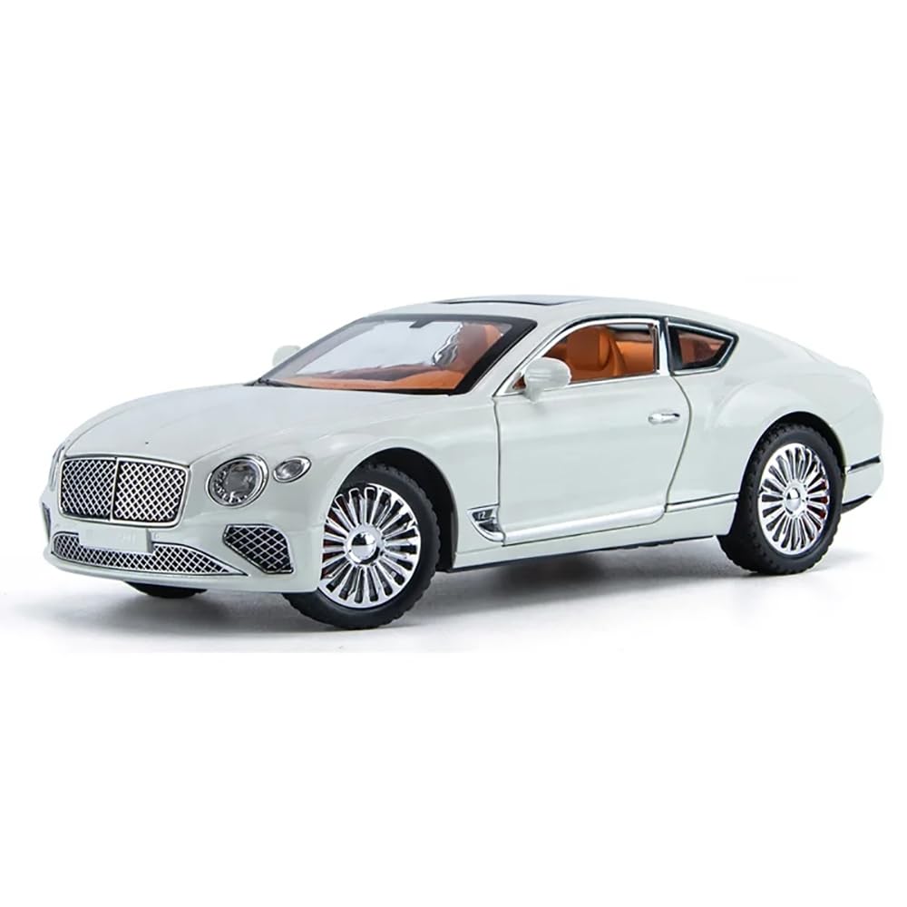 RELOSTA 124 Diecast Metal Toy Car Bentl Continental Diecast Car For Kids Light Sound Pullback Openable Door, Multi Color