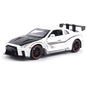 RELOSTA Die Cast Metal Car Scale Model 1:32 Supra R35 Alloy Diecast Metal Car with Light Sound Openable Door Pullback Toy Car for Kids Best Gifts Toys for Boys