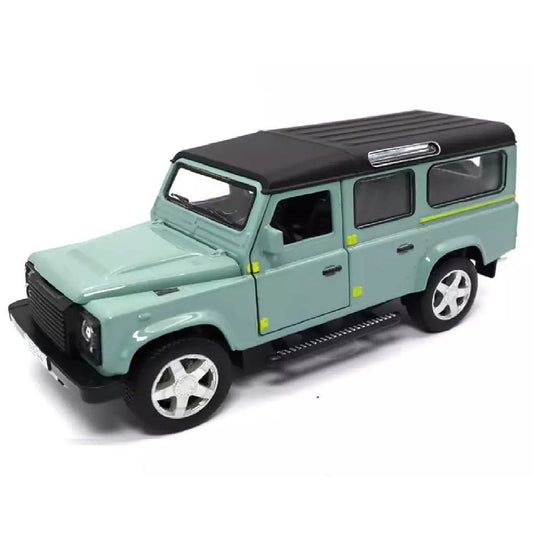 RELOSTA Die Cast Metal Car Scale Model Diecast 1:32 Defender Metal Car With Light Sound Openable Door Pullback Toy Car For Kids Best Gifts Toys For Boys, Multi Color