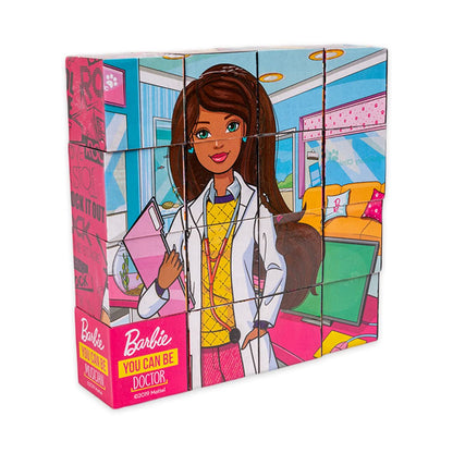 RELOSTA Barbie 6 in 1 Career Oriented Picture Blocks for Girls.