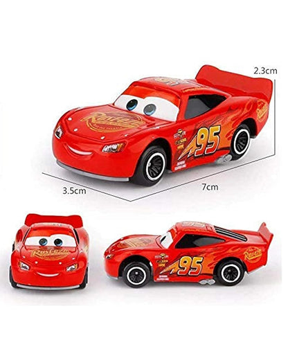 Mini Metal Die-Cast Car Set of 6 | High-Speed Free Wheel Vehicles | Unbreakable Racing Cars for Kids | Movie-Inspired Toy Cars for Exciting Playtime Adventures | Small Compact Design