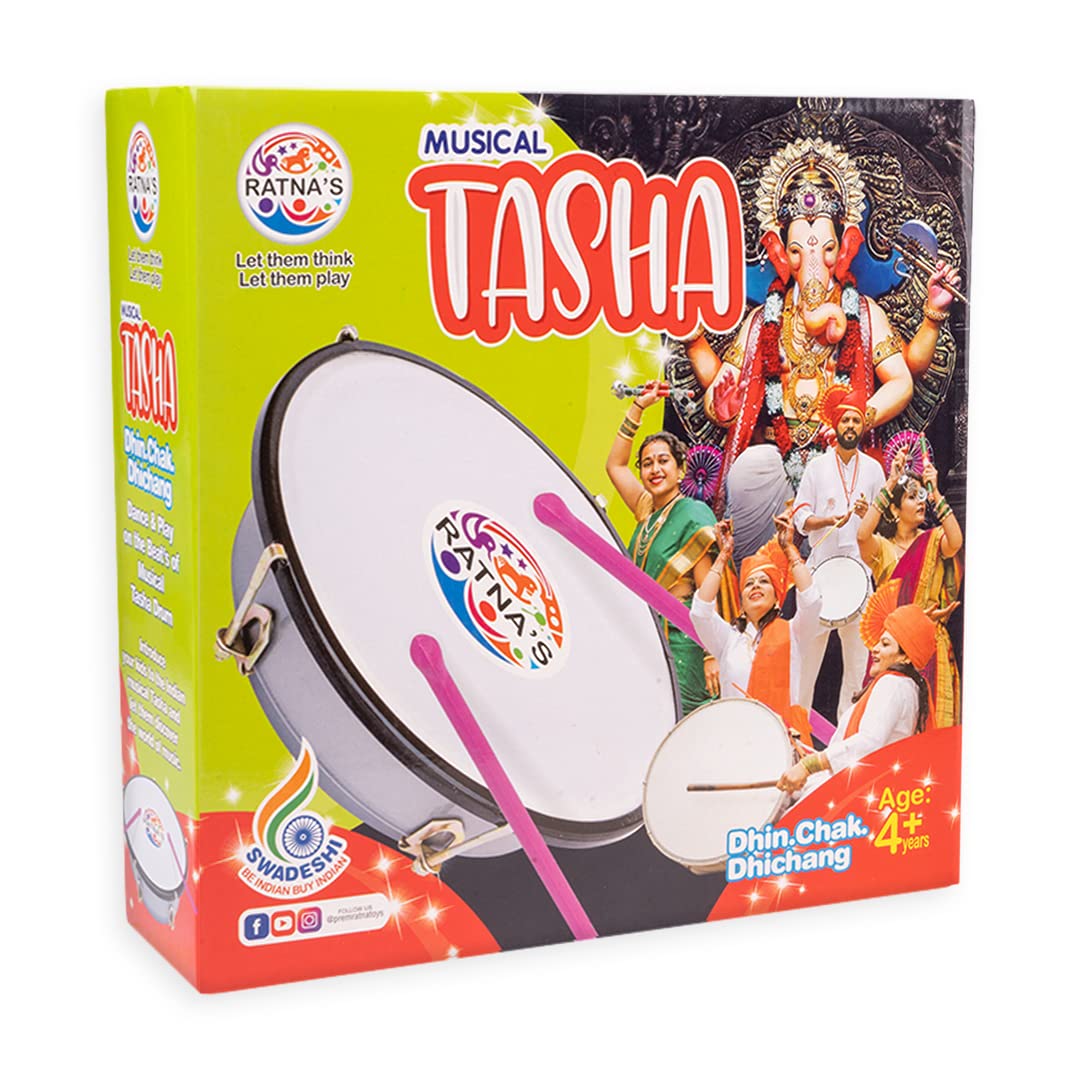 RELOSTA  Tasha Musical Instruments for Kids (Assorted Colours)