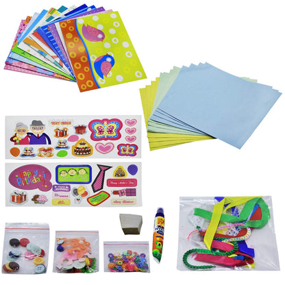 RELOSTA  Greeting Cards Decoration Material Kit (Multicolour)