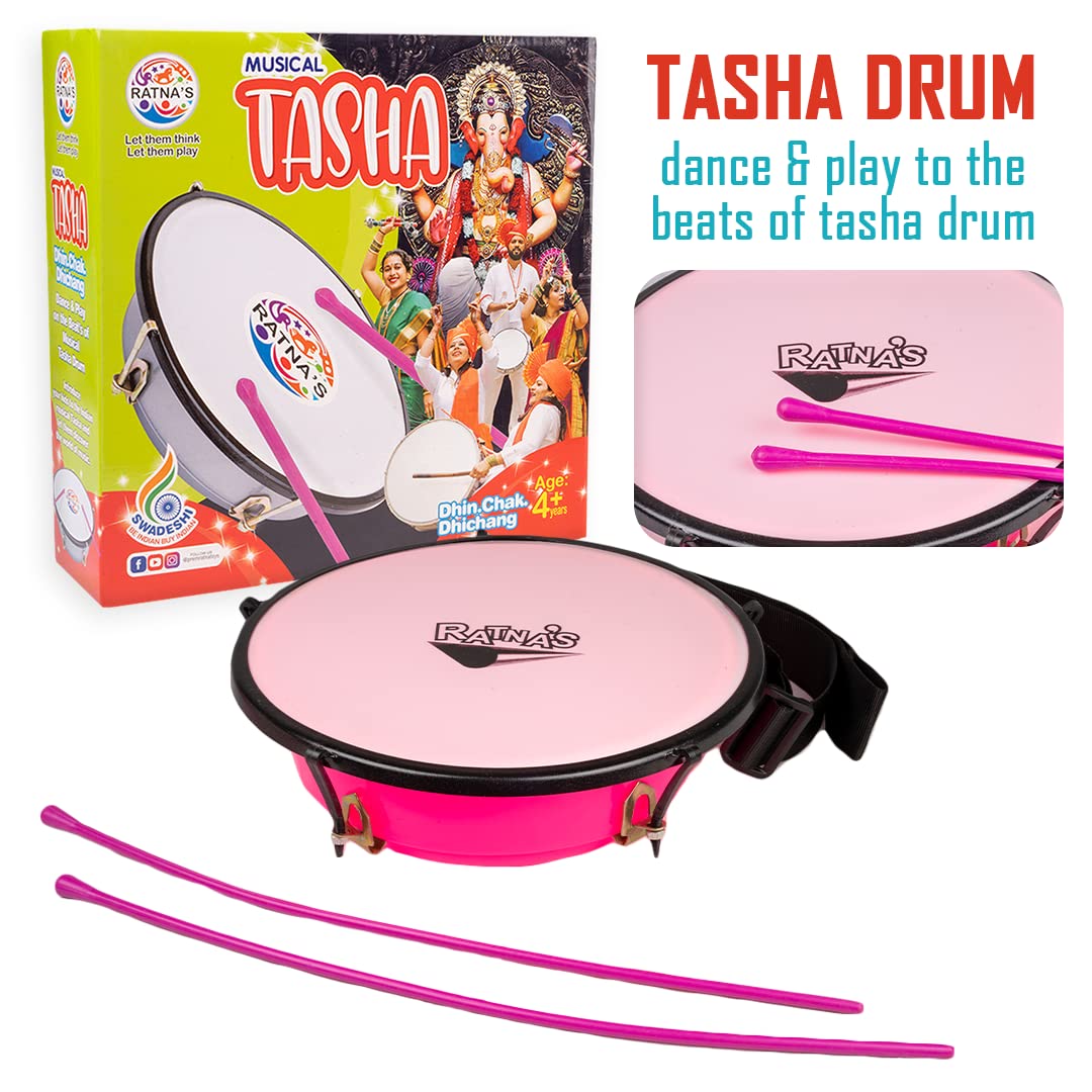 RELOSTA  Tasha Musical Instruments for Kids (Assorted Colours)