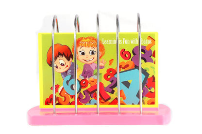 RELOSTA  Educational Abacus Junior for Kids to Learn to Count, Add & Subtract with Colourful Beads