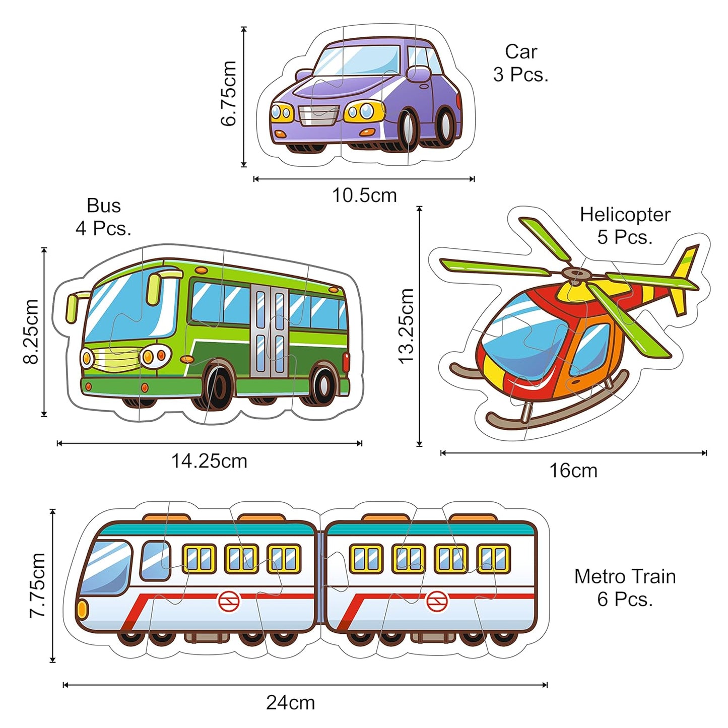 RELOSTA Educational Baby Puzzle Transport