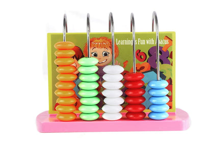 RELOSTA  Educational Abacus Junior for Kids to Learn to Count, Add & Subtract with Colourful Beads