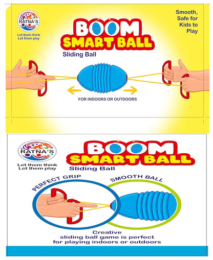 RELOSTA Ratna's Boom Smart Ball Sliding Ball Game for Indoors & Outdoors Play for Kids 3 & Up Years