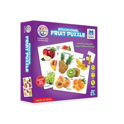 RELOSTA Educational Fruit Jigsaw Puzzle for Kids to Enhance Their Knowledge about Fruit and Teach your Kids about Fruits