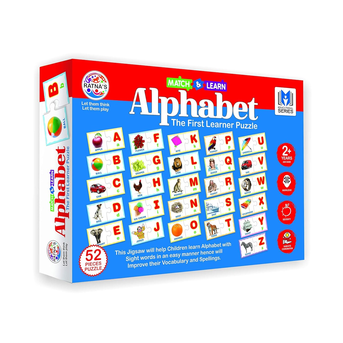 RELOSTA EDUCATIONAL JIGSAW PUZZLE RANGE for KIDS (ALPHABET)