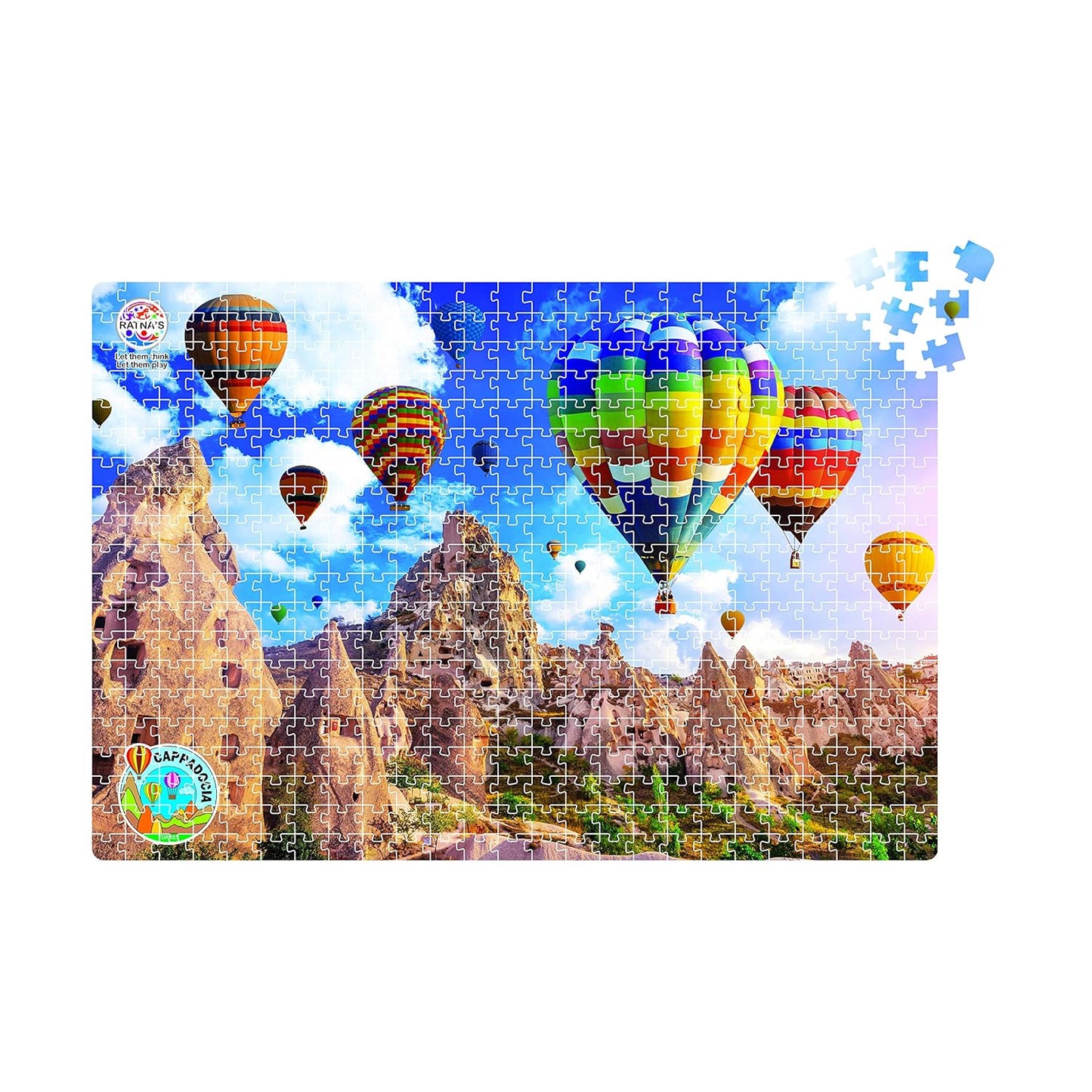 RELOSTA Cappadocia Turkey 500 Pieces Jumbo Floor Jigsaw Puzzle (Size: 98 cm * 67 cm)- Multi Color