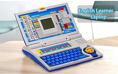 Educational Laptop Computer Toy with Mouse for Kids Above 3 Years - 20 Fun Activity Learning Machine, Now Learn Letter, Words, Games, Mathematics, Music, Logic, Memory