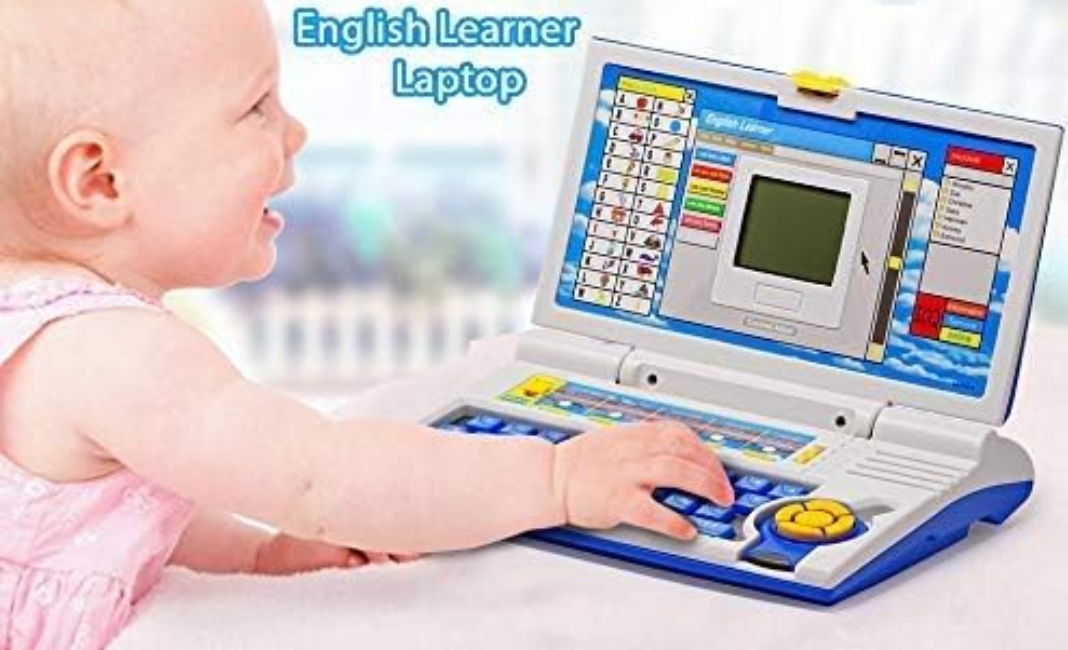 Educational Laptop Computer Toy with Mouse for Kids Above 3 Years - 20 Fun Activity Learning Machine, Now Learn Letter, Words, Games, Mathematics, Music, Logic, Memory