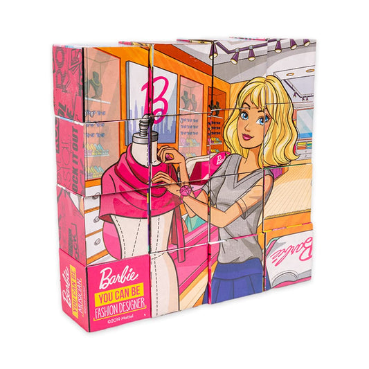 RELOSTA Barbie 6 in 1 Career Oriented Picture Blocks for Girls.