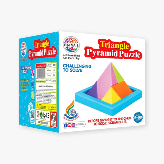 RELOSTA Pyramid Puzzle, Multicolour