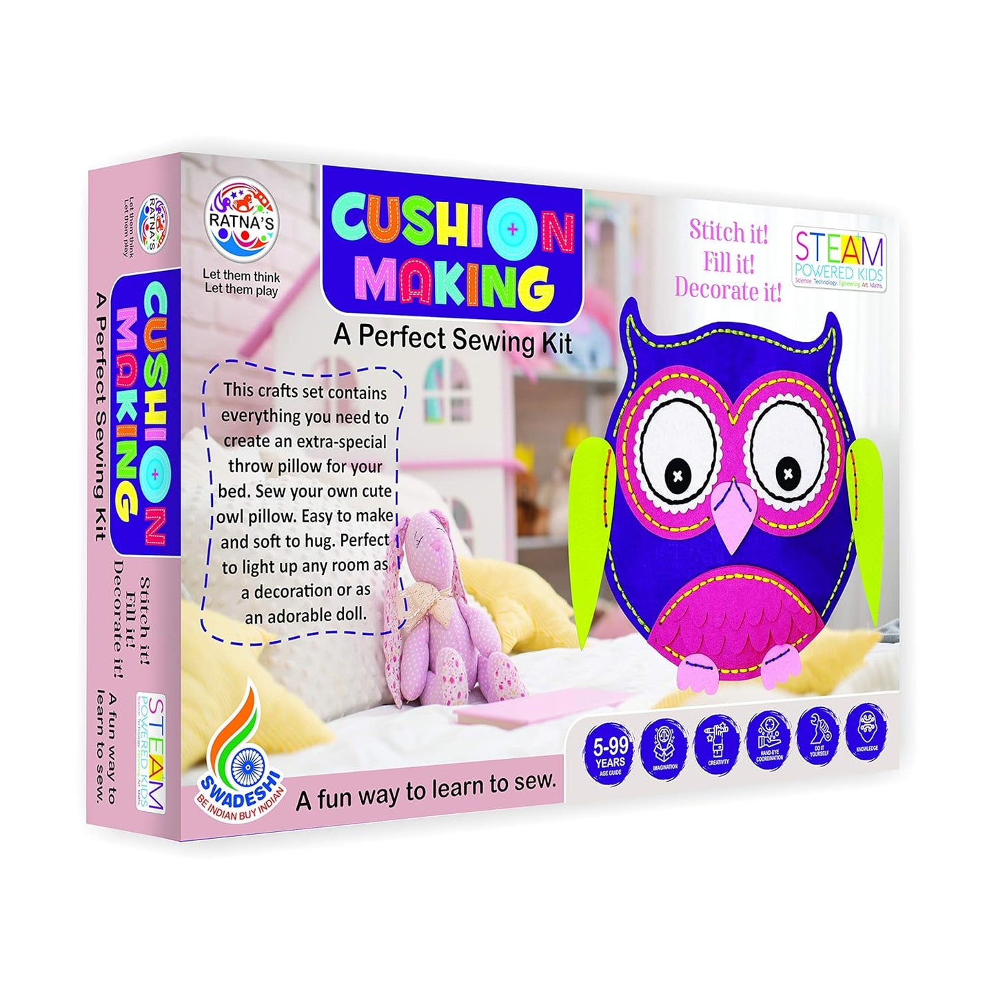 RELOSTA DIY Cushion Making. Make Your OWN OWL Cushion.