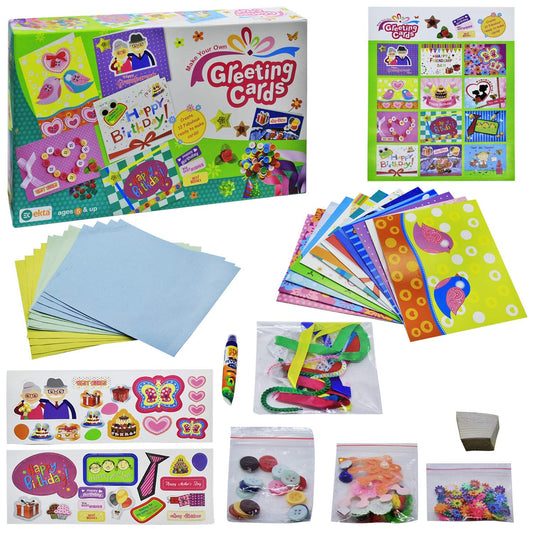 RELOSTA  Greeting Cards Decoration Material Kit (Multicolour)